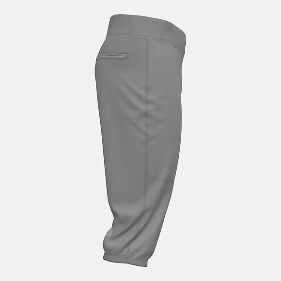 New Balance Adversary 2 Baseball Solid Knicker Athletic Pants - Grey - Picture 4 of 10